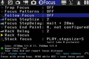 preview screen in focus magic